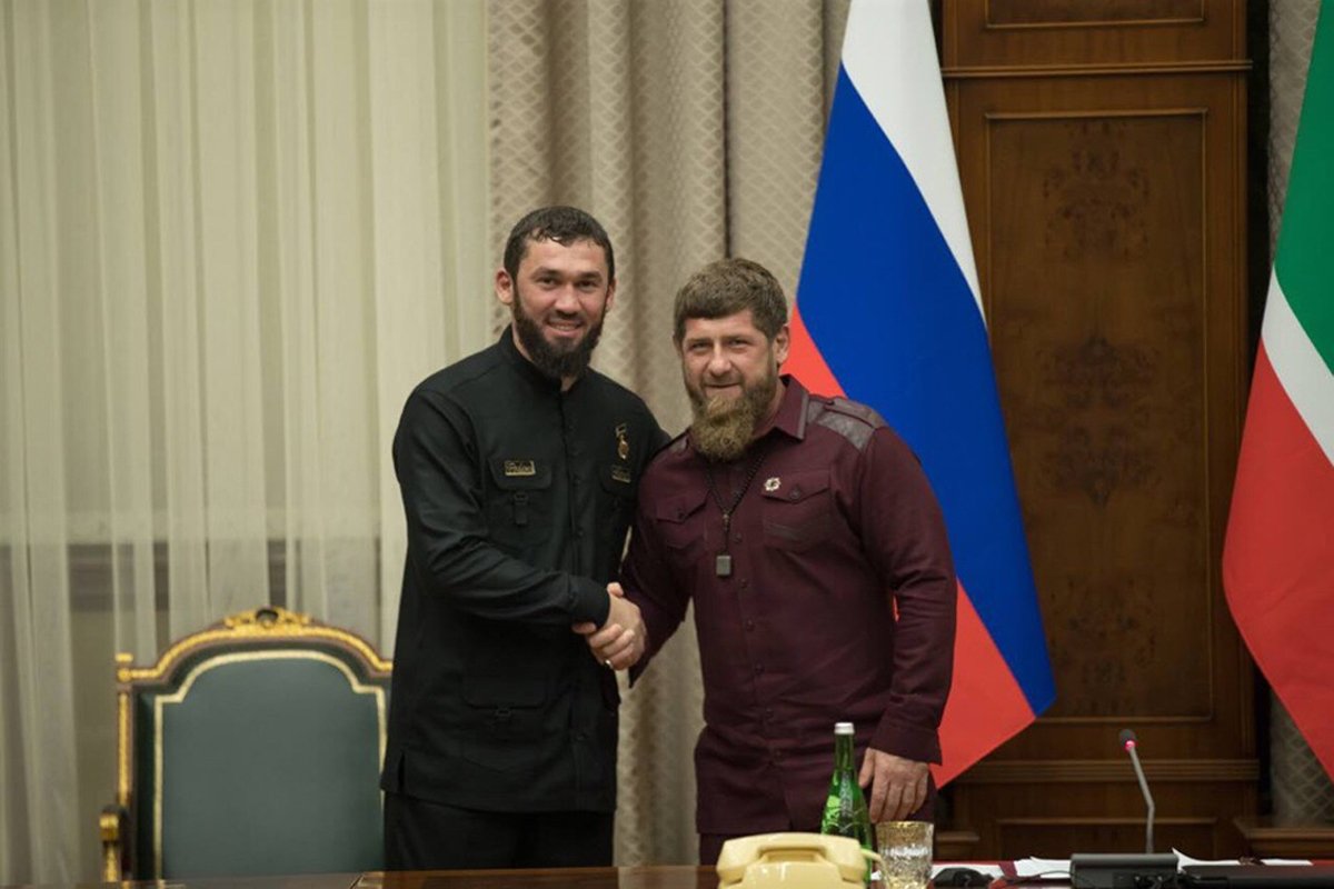 Магомед Даудов и Рамзан Кадыров. Фото:  Пресс-служба Главы Чеченской Республики