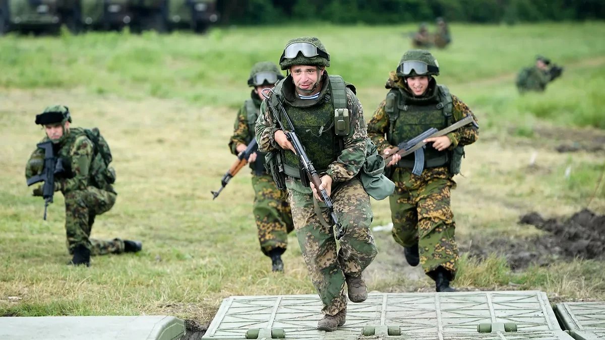 Soldiers take part in military exercises during the Slavic Brotherhood-2019 drills held in Serbia. Photo: Russian Defence Ministry