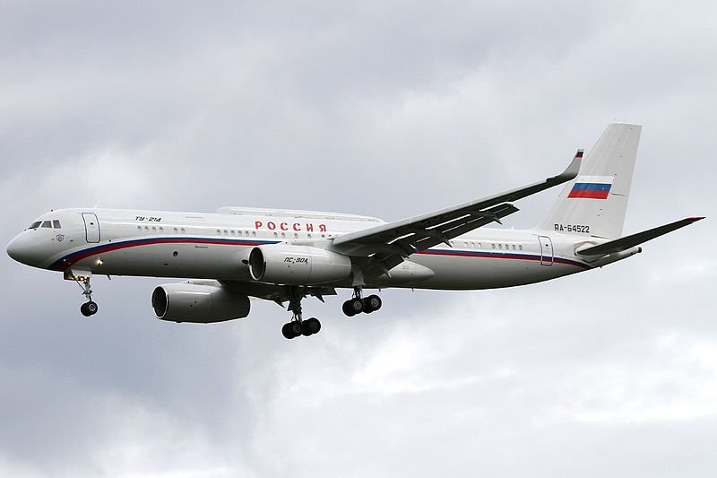 A Tupolev Tu-214 operated by Rossiya Airlines. Photo: Wikipedia