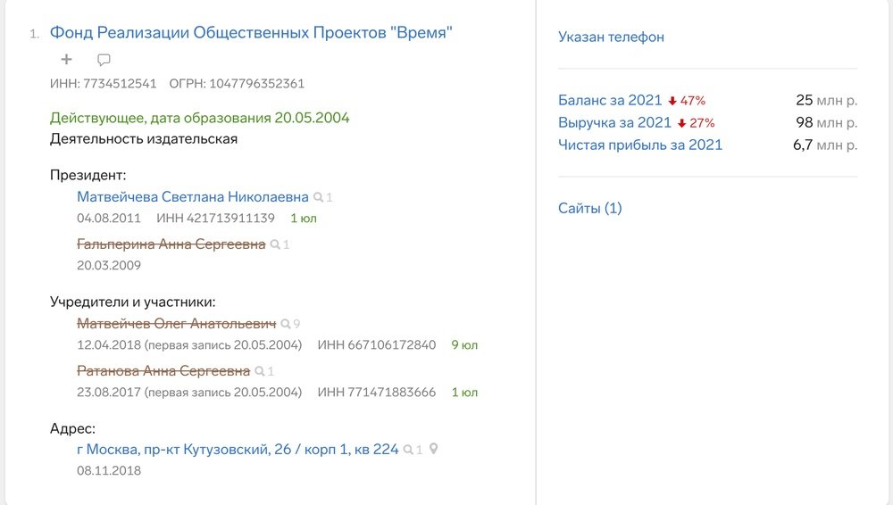 Скриншот: команда Навального