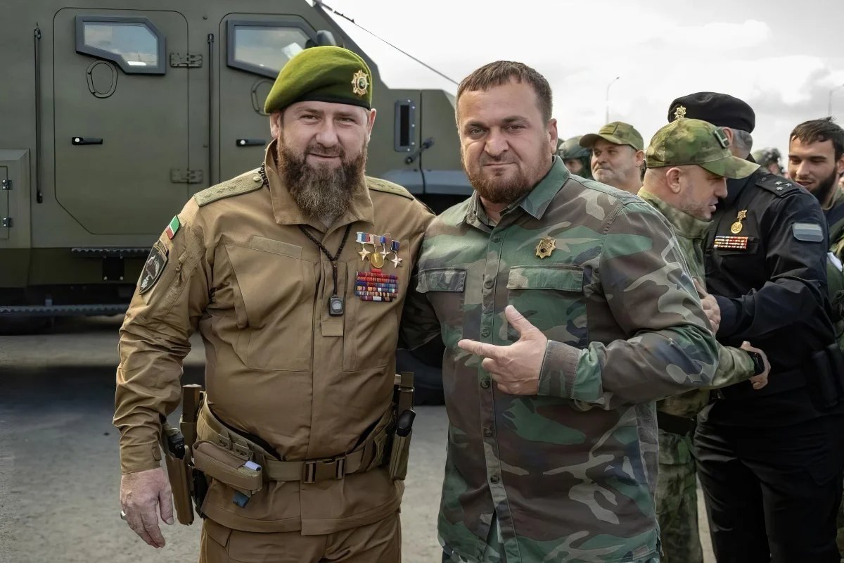 Ramzan Kadyrov (left) with Turpal-Ali Ibragimov. Photo: Turpal-Ali Ibragimov / VK