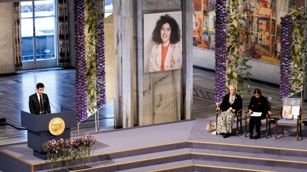 В Осло состоялась церемония вручения Нобелевской премии мира иранской правозащитнице Наргес Мохаммади