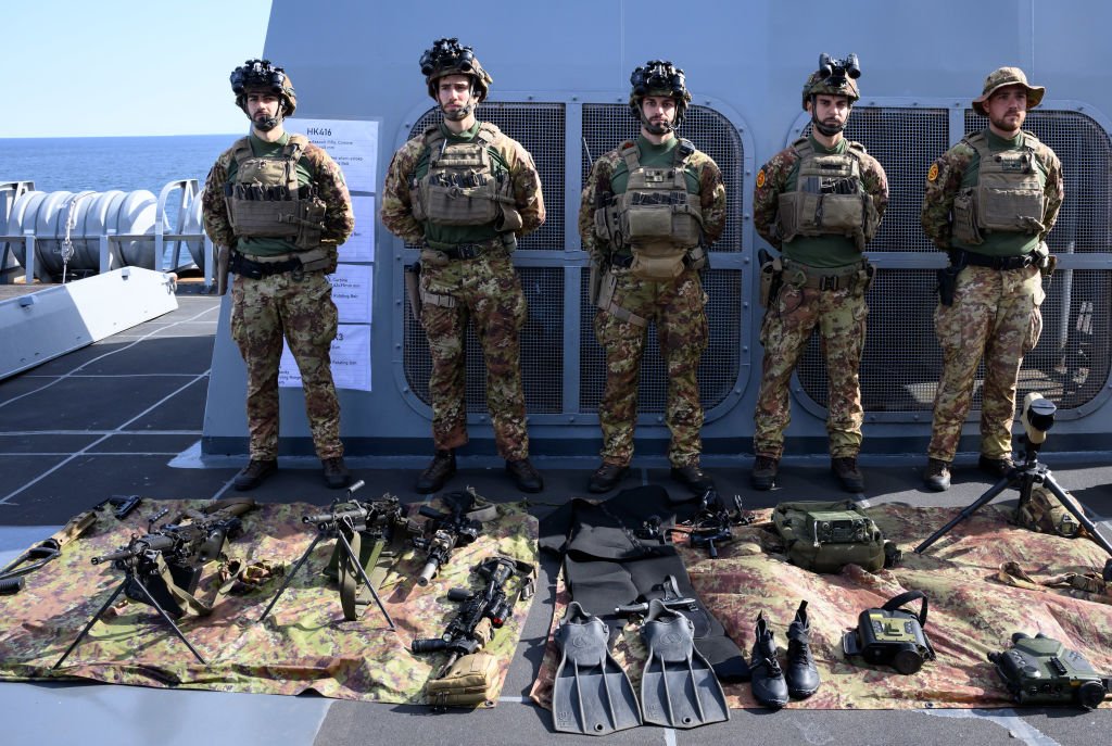 Солдаты НАТО во время учений в Балтийском море. Фото: Bernd von Jutrczenka / picture alliance / Getty Images