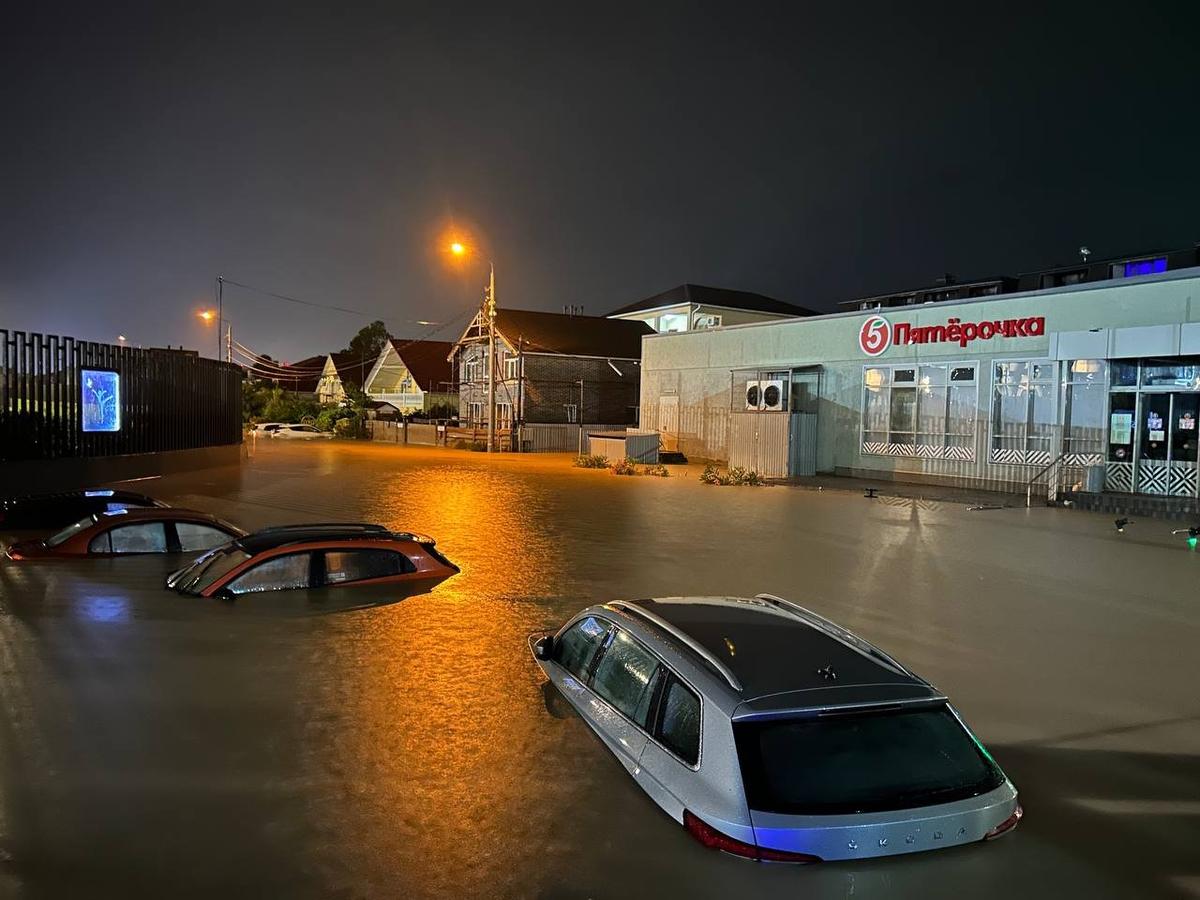 Фото: подтопления на Кубани/соцсети