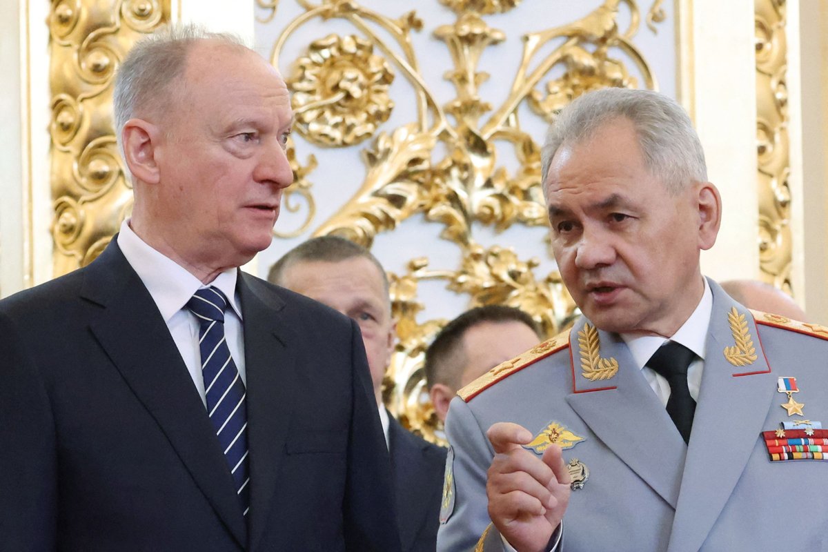 Николай Патрушев и Сергей Шойгу. Фото: Вячеслав Прокопьев / AFP