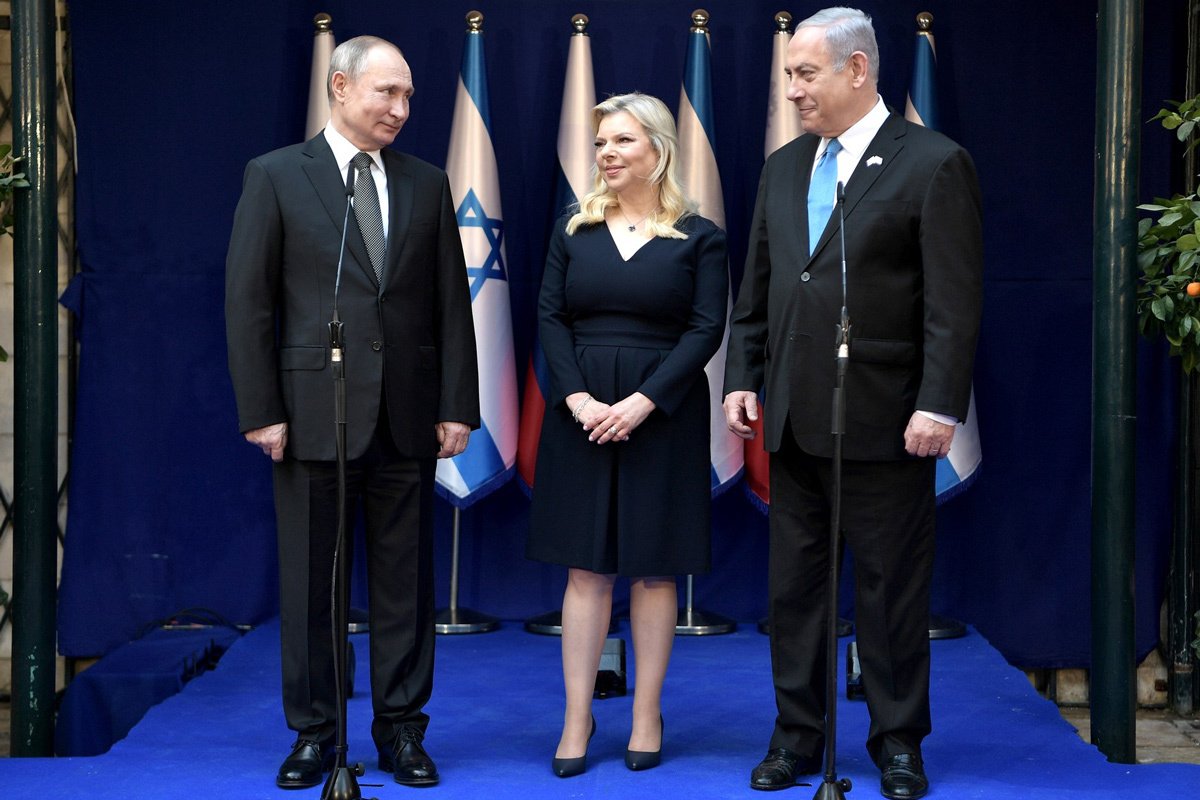 Takimi i Vladimir Putin me kryeministrin izraelit Benjamin Netanyahu në Jerusalem, 23 janar 2020