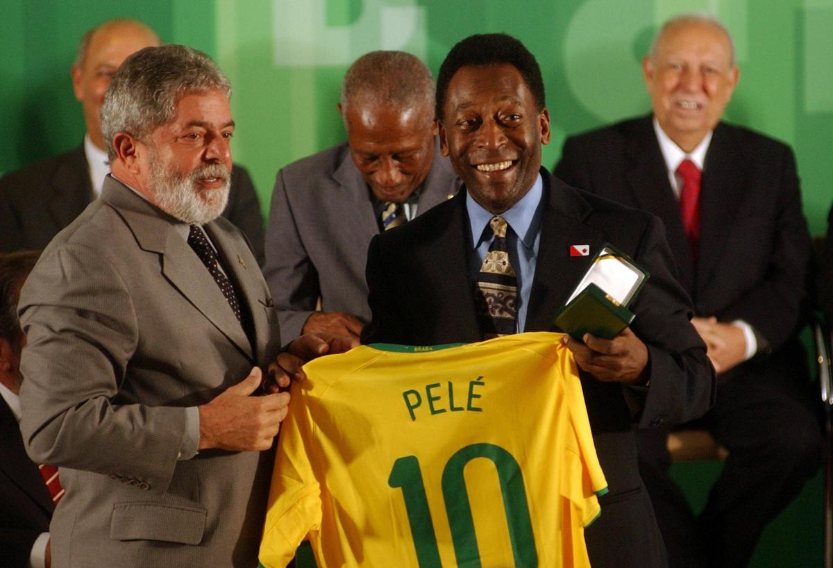 Пеле и бывший президент Бразилии Лула да Силва. Фото: Wikipedia Commons