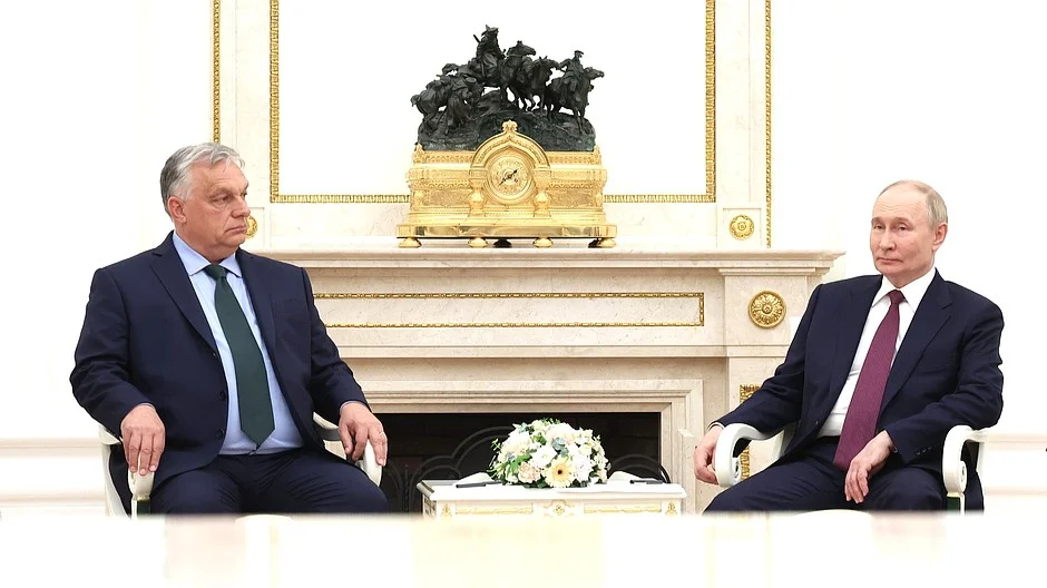 Премьер Венгрии Виктор Орбан и Владимир Путин. Фото: Кремль