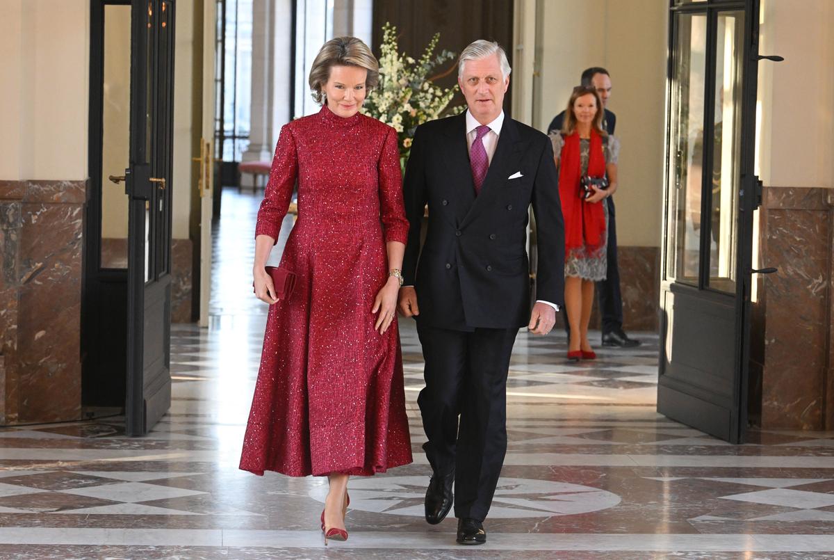 Король Филипп и королева Матильда. 11 января 2024 г. в Брюсселе, Бельгия. Фото: Берта Ван Ден Брука / Getty Images