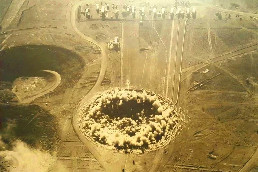Подземные ядерные испытания на Семипалатинском полигоне. Фото:  РСМД
