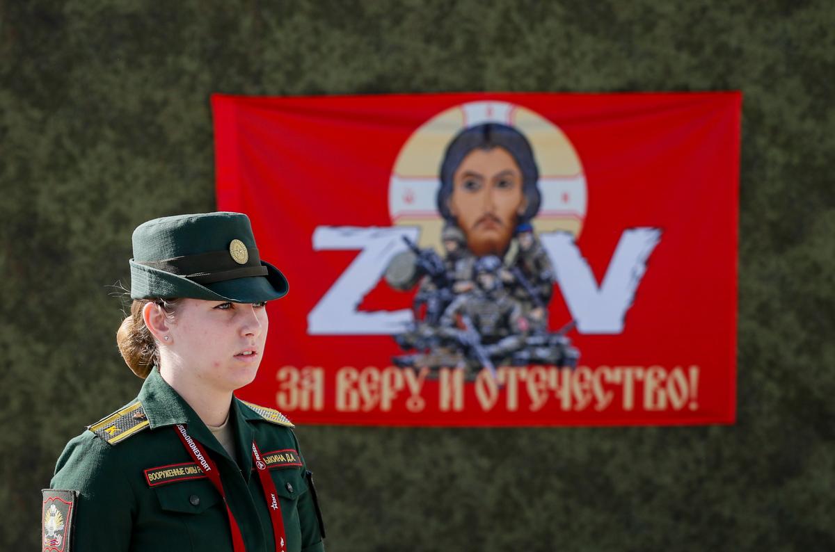 Форум «Армия-2023». Фото: EPA-EFE/YURI KOCHETKOV