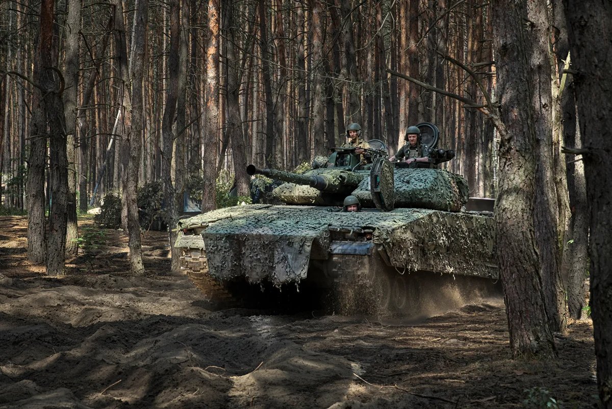 Ukrainian motorised brigade servicemen in the Kharkiv region, 18 June 2024. Photo: Sergey Kozlov / EPA-EFE