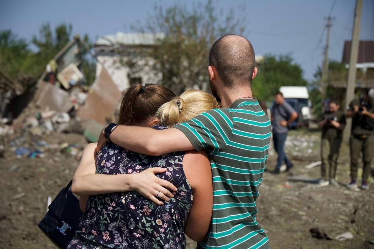 The aftermath of the attack in the Dnipropetrovsk region. Photo: Dnipropetrovsk Governor Serhiy Lysak ’ s Telegram channel