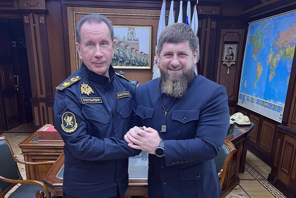Виктор Золотов и Рамзан Кадыров. Фото: Правительство Чеченской Республики