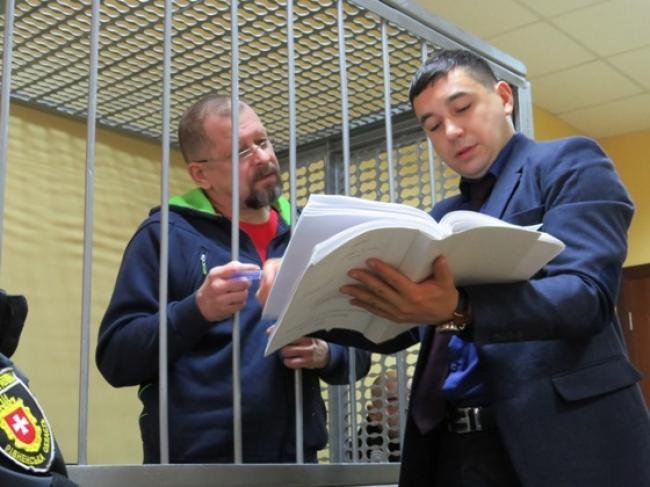 Олег Смородинов в зале суда. Фото: rivnepost.rv.ua