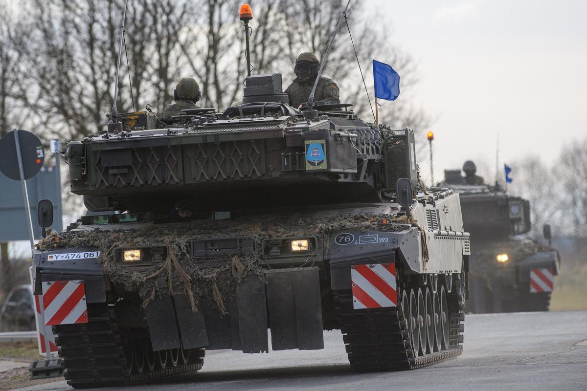 Немецкий танк Leopard-2. Фото: Klaus-Dietmar Gabbert / picture alliance / Getty Images