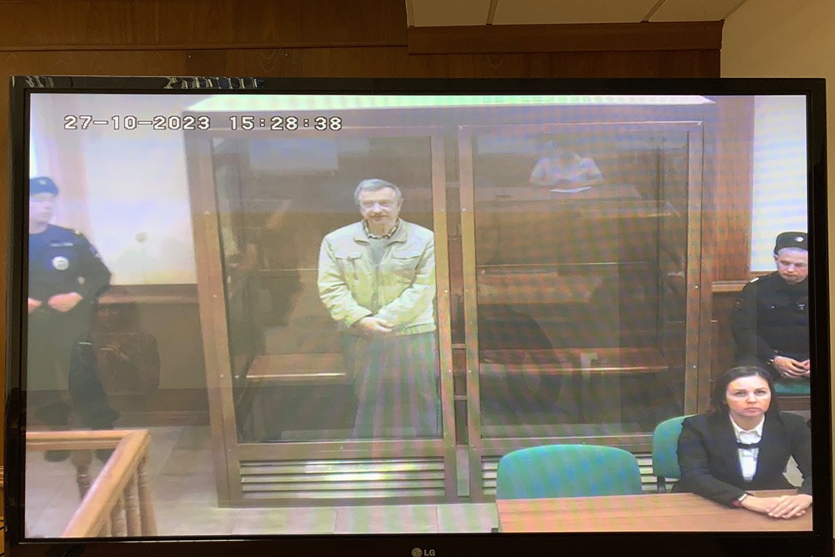 Анатолий Губанов перед приговором. Фото: Медиазона