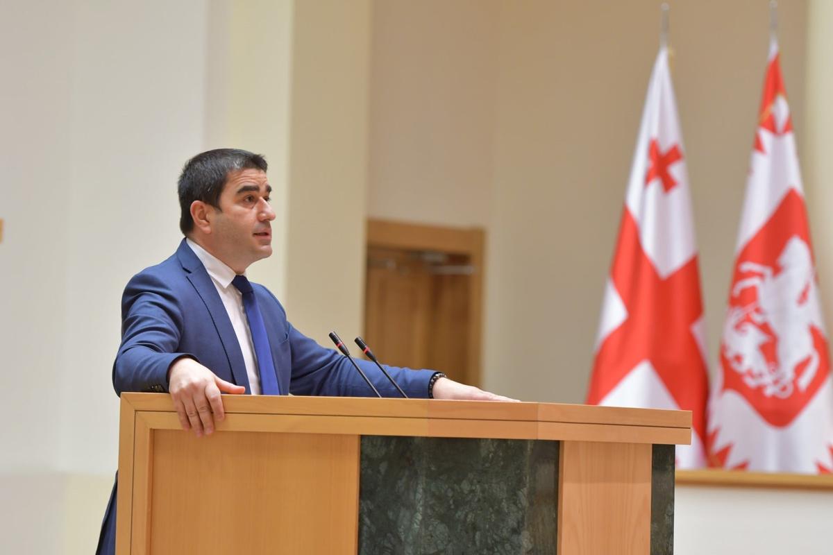 Спикер парламента Грузии Шалва Папуашвили. Фото: сайт парламента Грузии