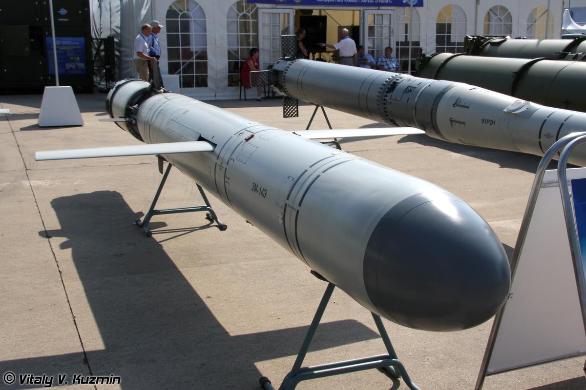 Ракета 3М-14Э для вооружения подводных лодок, предназначена для уничтожения наземных целей. Фото:  Wikimedia Commons , CC BY-SA 4.0