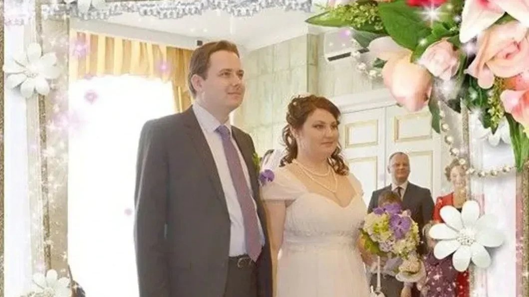 Антонина Зимина и Константин Антонец в день свадьбы. Фото из личного архива