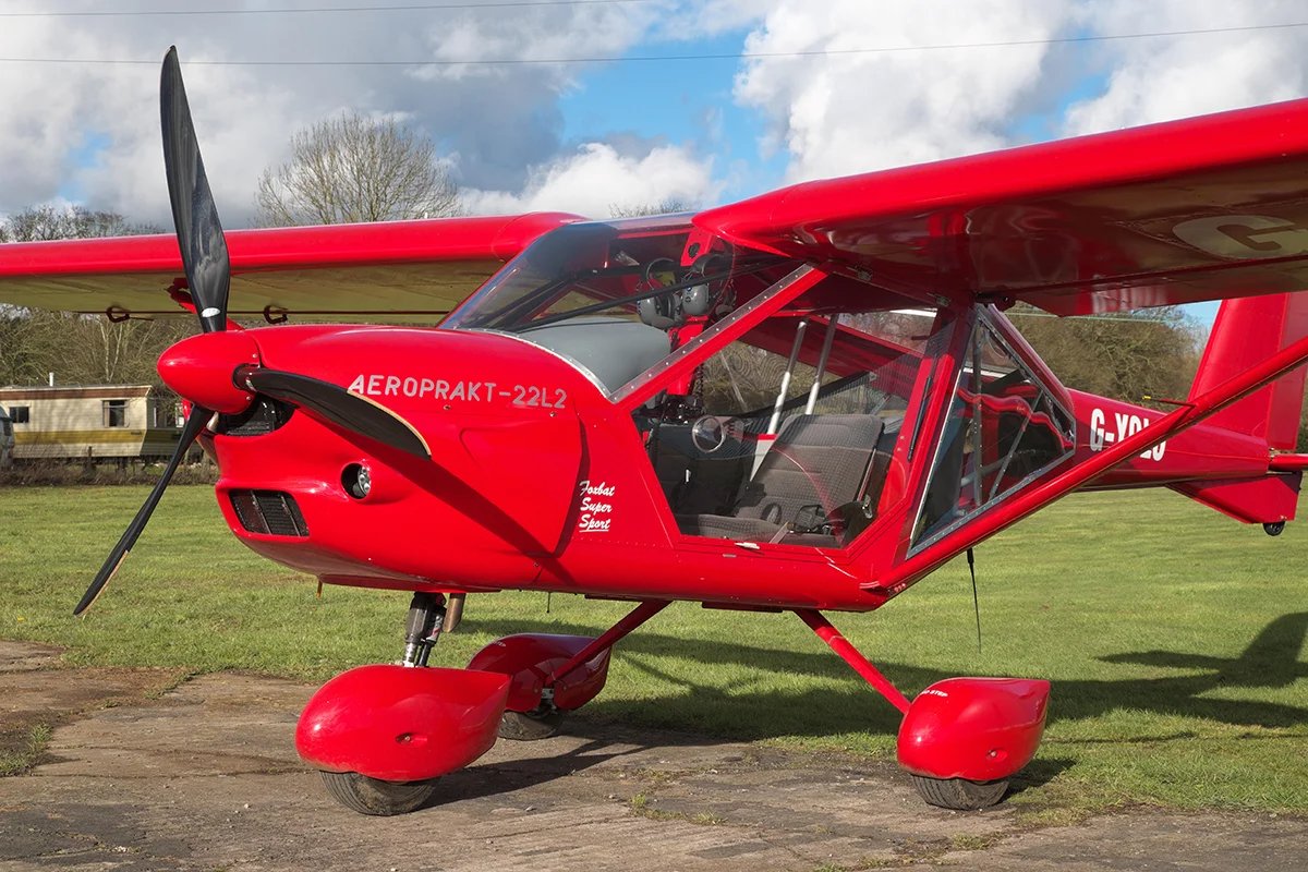 The light aircraft A-22 Foxbat was designed and built in Ukraine. Photo: Steven May / Alamy / Vidapress