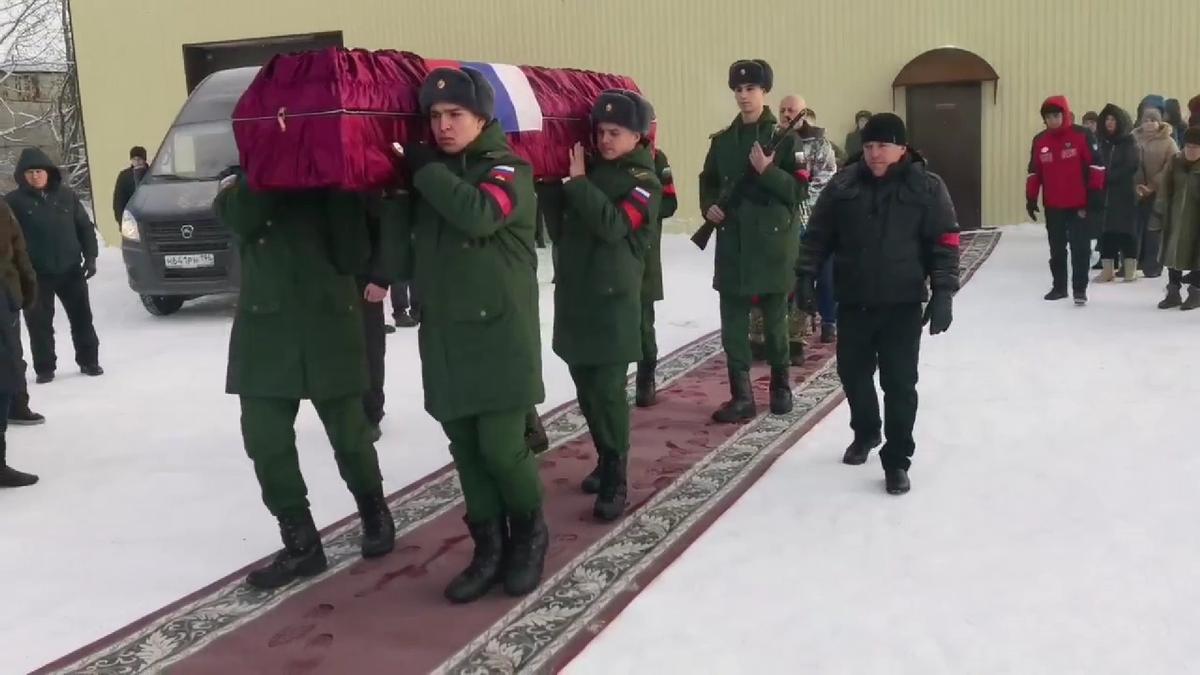 Скриншот: видео похорон из «ВКонтакте»