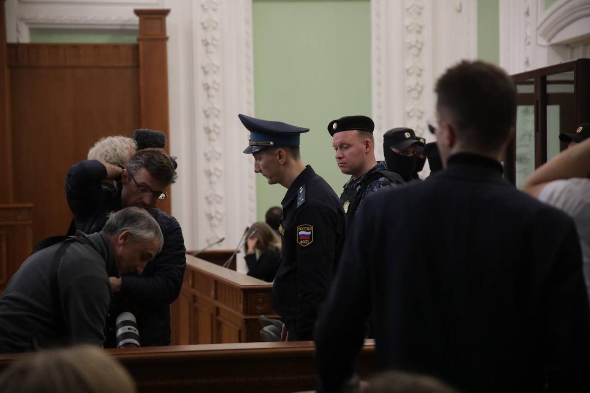В зале суда во время заседания по делу Дарьи Треповой. Фото: «Новая газета Европа»