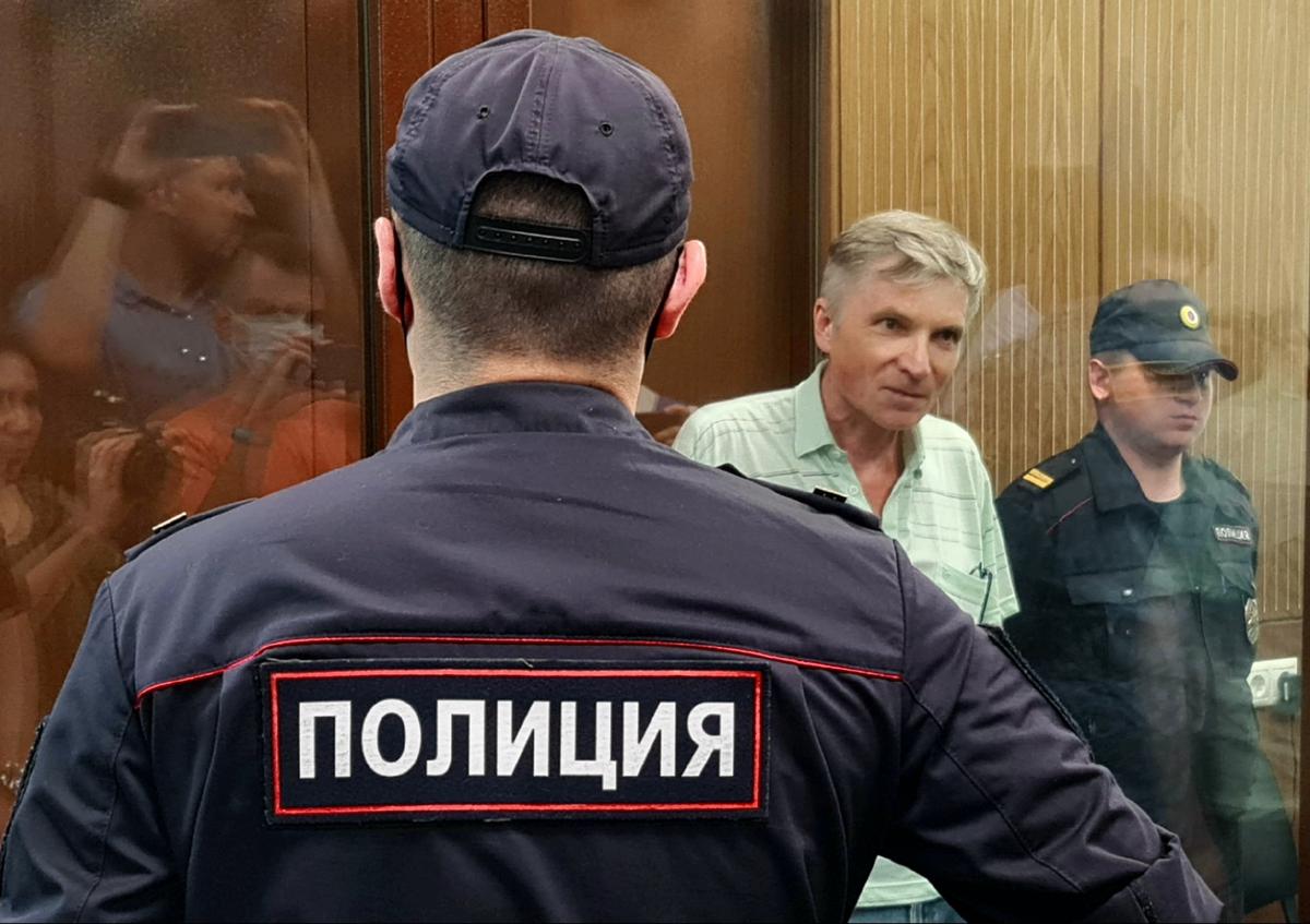 Алексей Горинов в зале суда. Фото: Андрей Карев