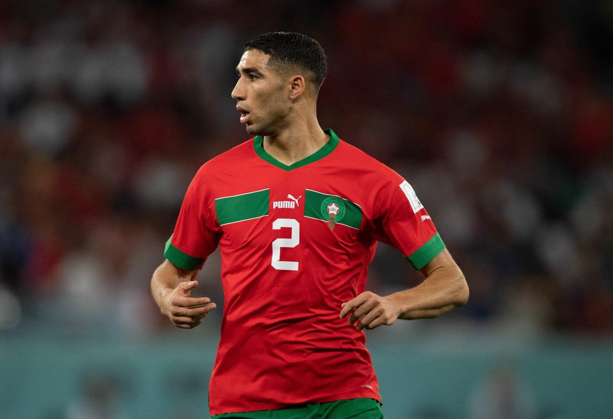 Игрок сборной Марокко Ашраф Хакими. Фото: Visionhaus / Getty Images