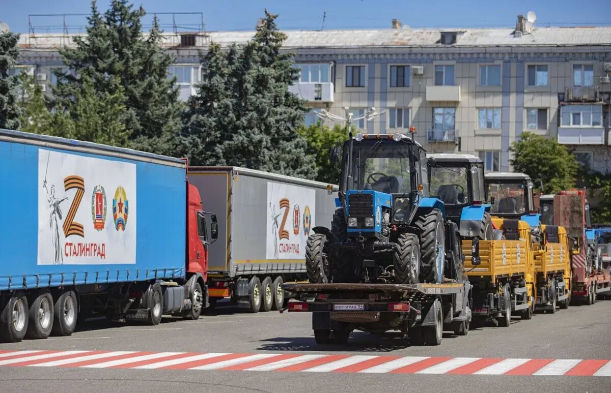 Humanitarian aid from Volgograd to Svatove. Photo: Telegram channel svatovoLNR
