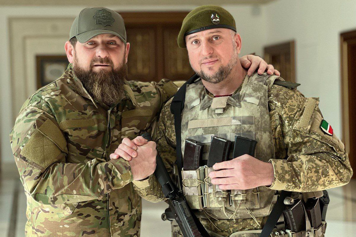 Рамзан Кадыров и Апти Алаудинов. Фото: RKadyrov_95 / Telegram