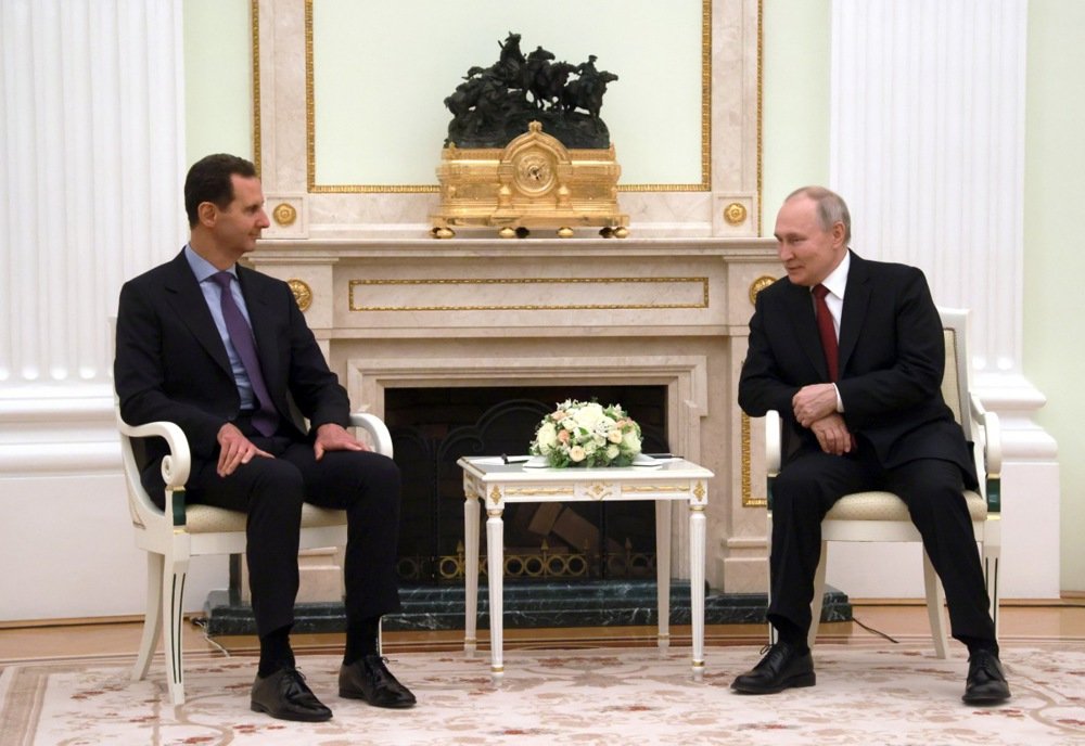 Bashar al-Assad meets with Vladimir Putin in the Kremlin, 15 March 2023. Photo: EPA-EFE / VLADIMIR GERDO /SPUTNIK /KREMLIN