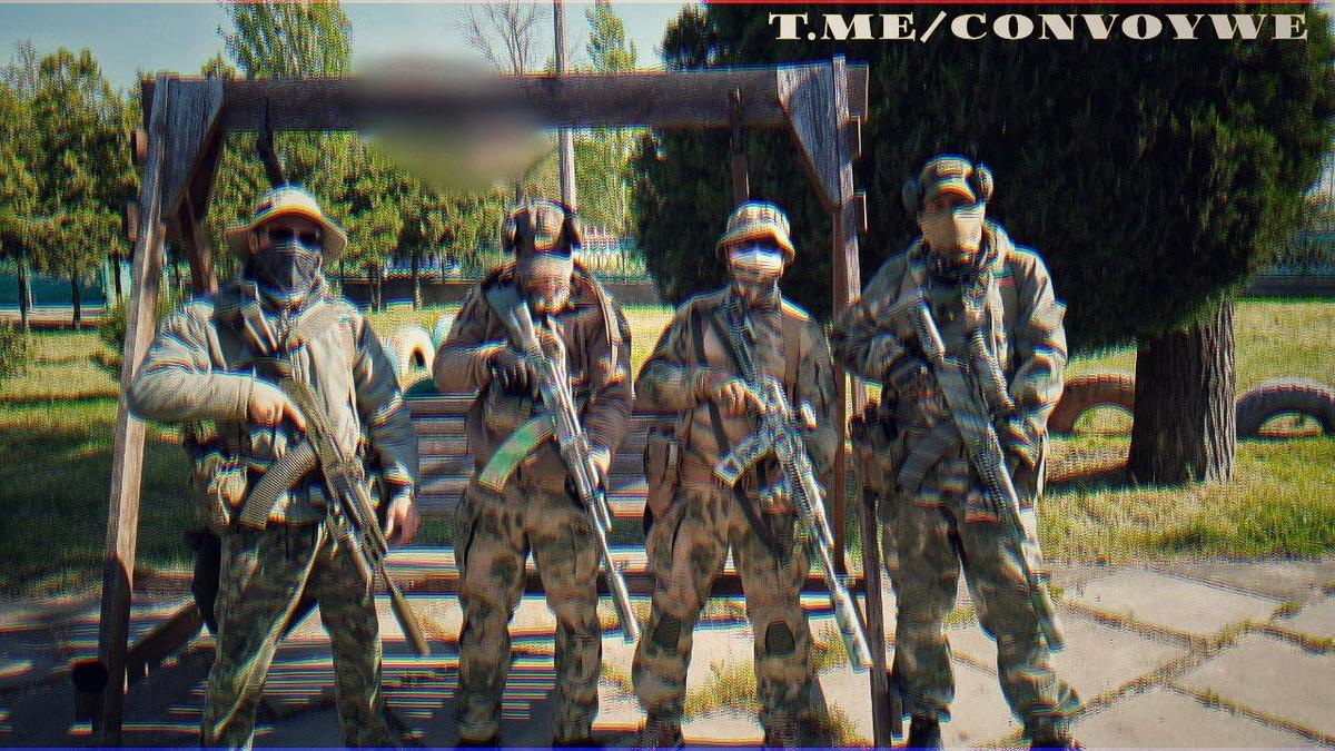 Бойцы ЧВК «Конвой». Фото:  Telegram