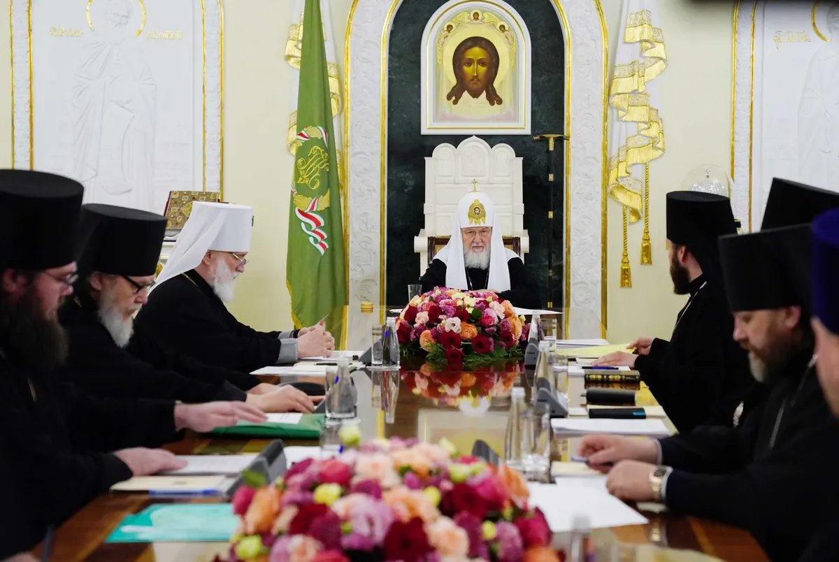 Patriarch Kirill (center). Photo: Sergey Vlasov / patriarchia.ru