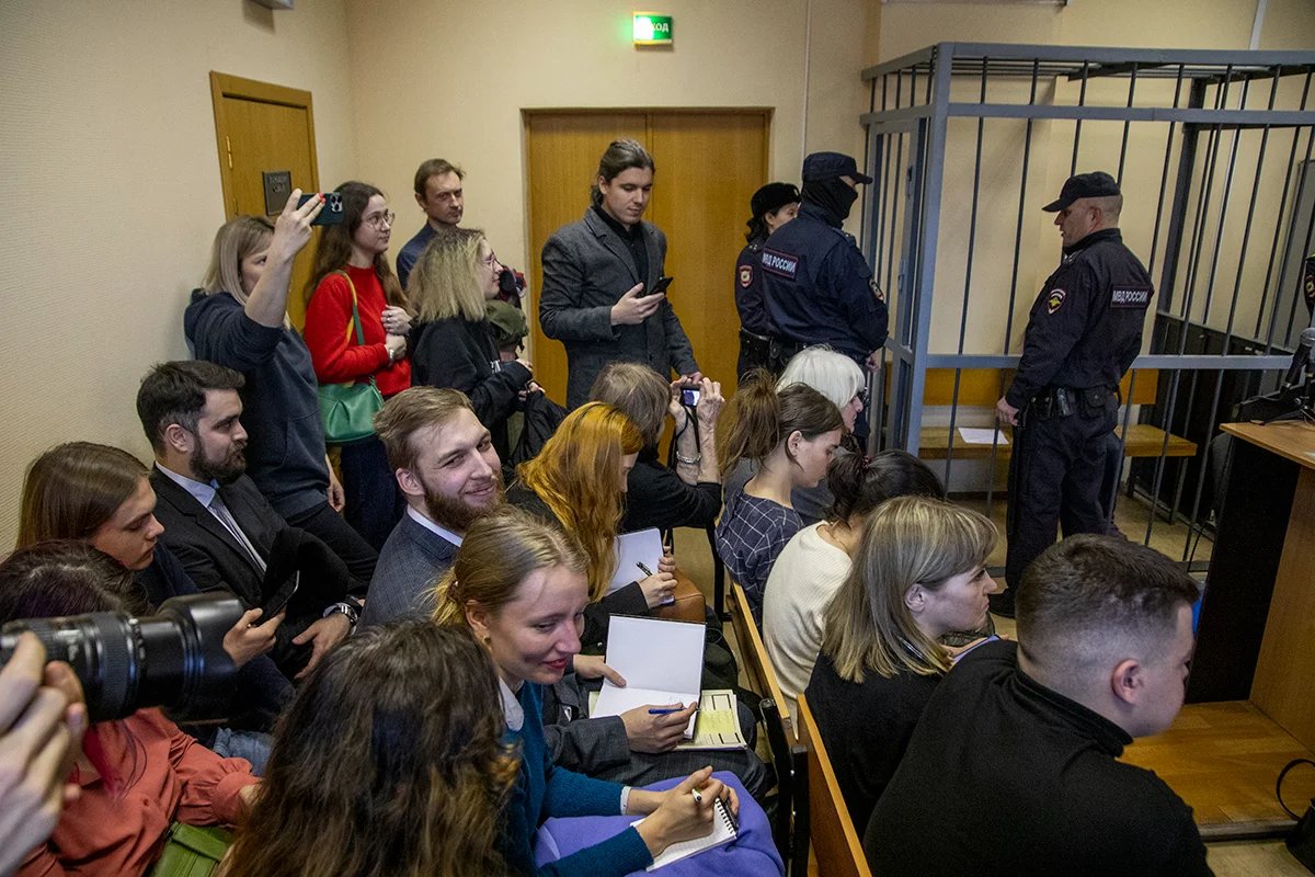 In the courtroom. Photo: Igor Selivanov, exclusively for Novaya Gazeta Europe