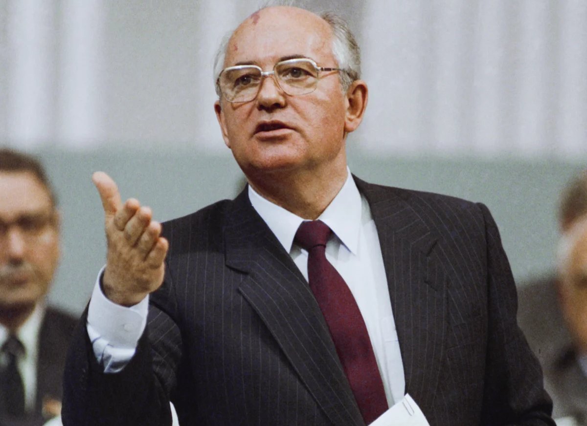 Mikhail Gorbachev. Photo: Yuri Lizunov, Alexander Chumichev / TASS photo archives