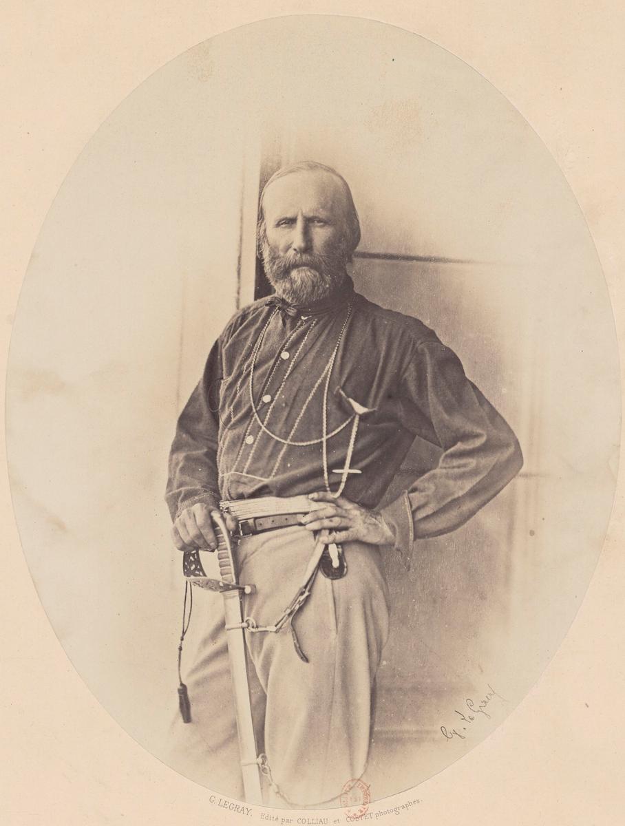 Джузеппе Гарибальди, лето 1860 г.. Фото:  Wikimedia Commons