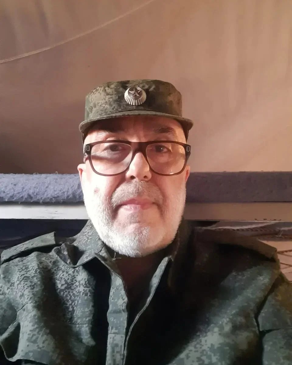 Viktor Dyachok after the mobilisation. Photo provided by his daughter Polina