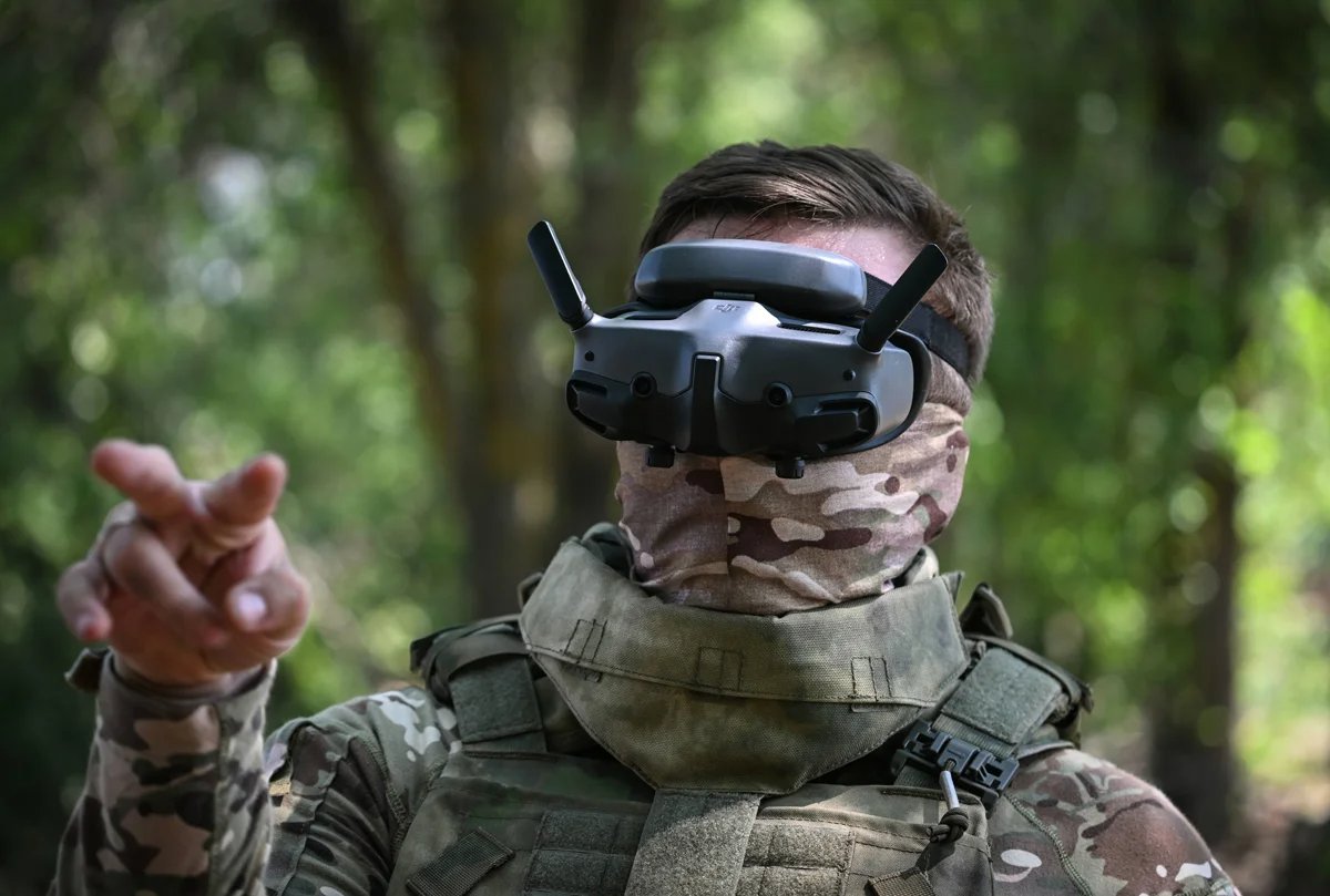 A Russian serviceman takes part in drone control training near Kupyansk, Kharkiv region, Ukraine, 18 July 2024. Photo: Stanislav Krasilnikov / Sputnik / Imago Images / SNA / Scanpix / LETA