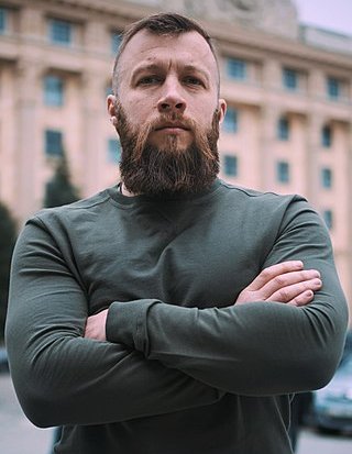 Украинский военный, бывший командир «Азова» Максим Жорин
