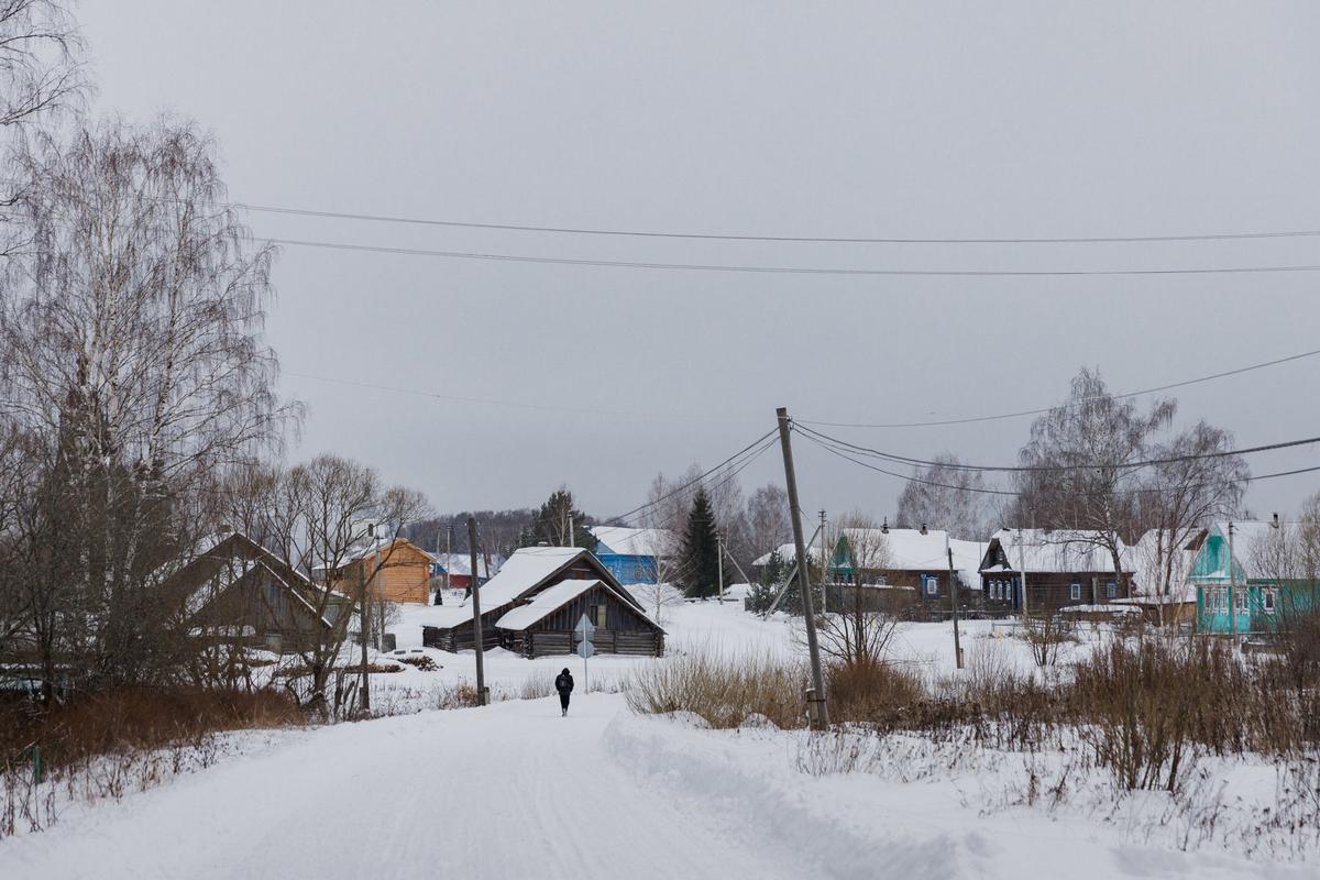 Village Shileksha, Ivanovo region of Russia. Photo: Elena Georgieva, exclusively for Novaya Gazeta Europe