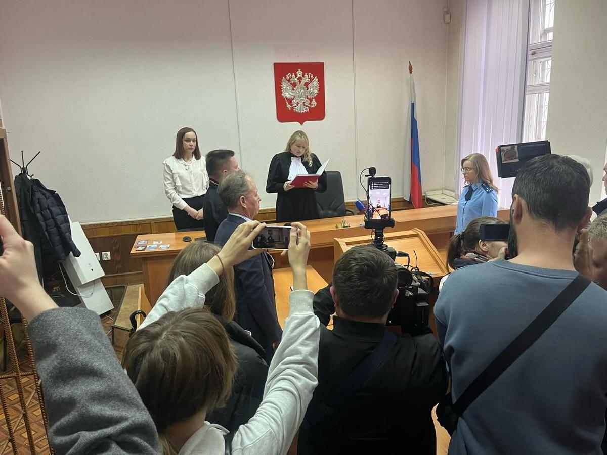 Оглашение приговора Евгению Тетерину. Фото: Верх-Исетский районный суд Екатеринбурга