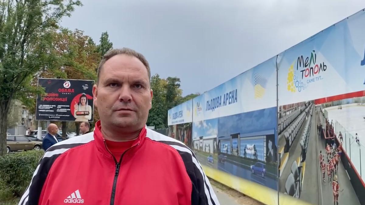 Андрей Голубев. Скришот видео РИА «Мелитополь»