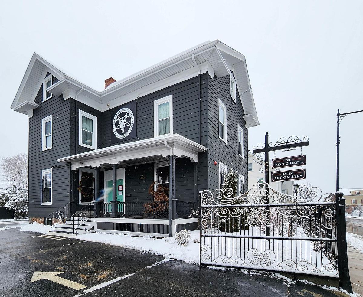 The headquarters of The Satanic Temple in Salem, Massachusetts. Photo:  Crisco 1492