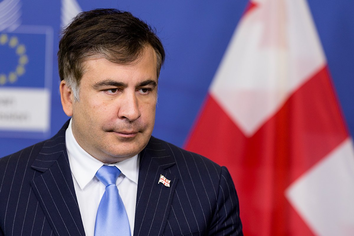 Михаил Саакашвили после двусторонней встречи в штаб-квартире Еврокомиссии 29 октября 2013 года. Фото: Thierry Tronnel / Corbis / Getty Images