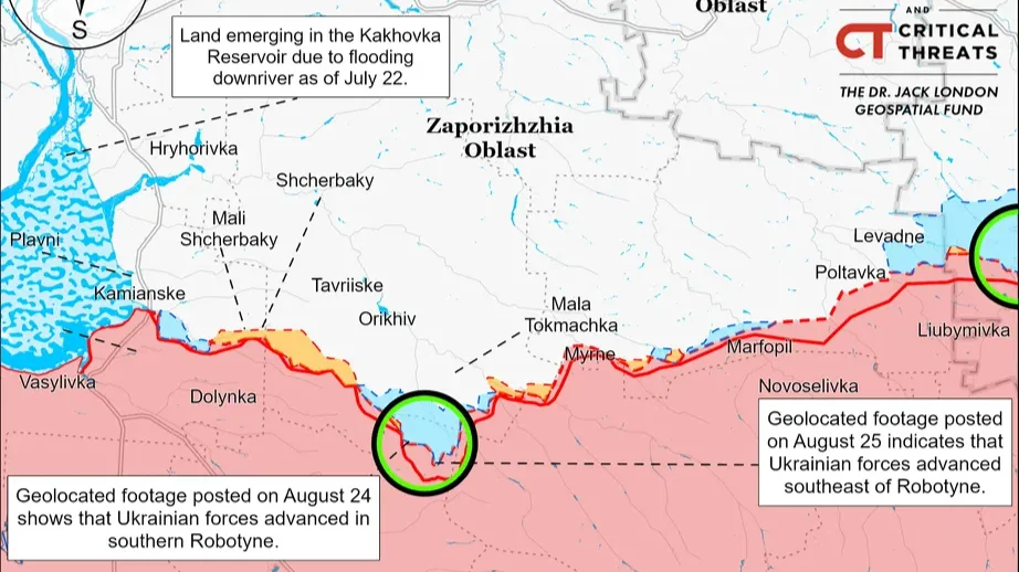 Kyiv says Ukrainian forces liberated Robotyne in Zaporizhzhia region