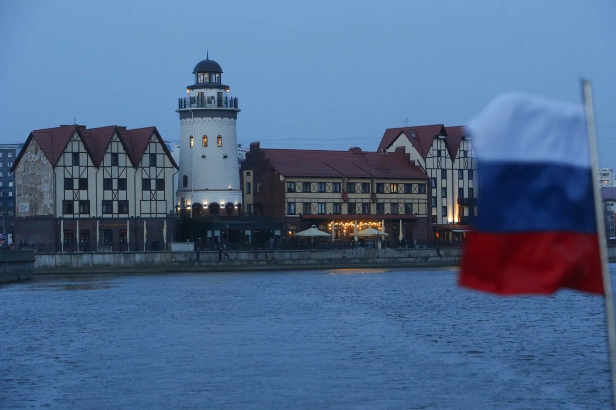 A view of Kaliningrad's riverfront, 12 April 2018. Photo: Sergey Karpukhin / Reuters / Scanpix / LETA