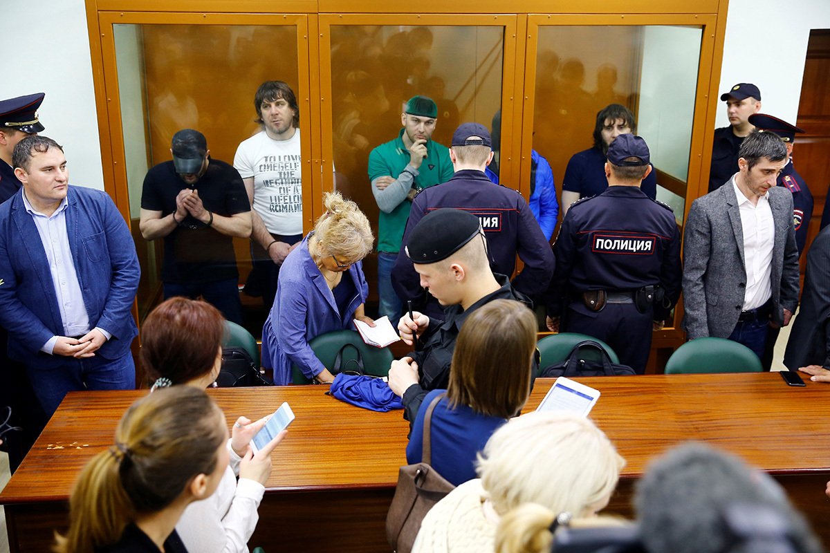 Суд по делу Немцова в июле 2017 года. Фото: Sefa Karacan / Anadolu Agency / Getty Images