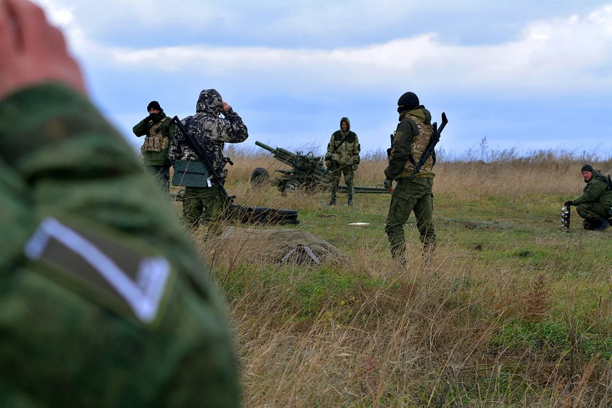 Conscripts training for war in Ukraine, 21 October 2022. Photo: Arkady Budnitsky / Anadolu Agency / Getty Images