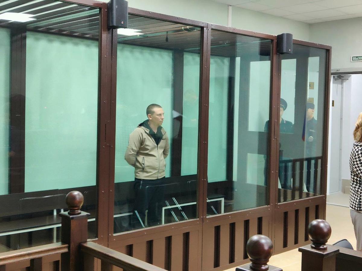 Sergey Kozlov in court. Photo: the Omsk court’s press service